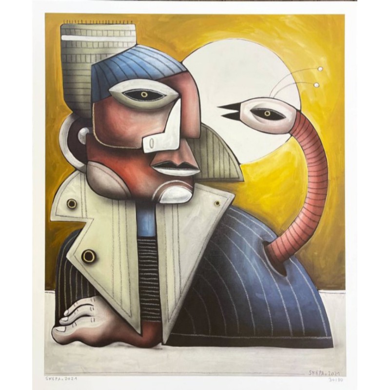 Le Penseur Aux Oiseaux